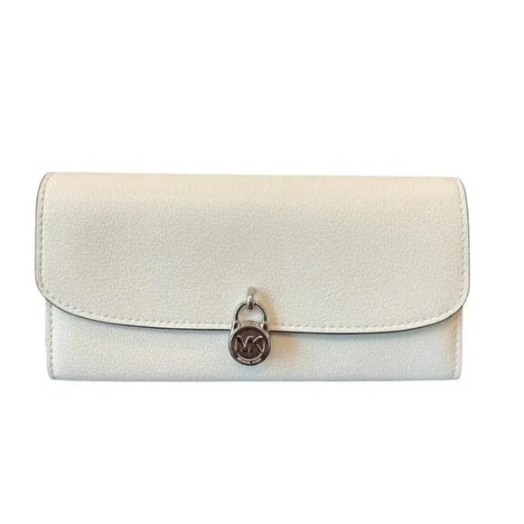 NWT Michael Kors Hamilton Large Leather Flap Continental Wallet - Picture 1 of 3